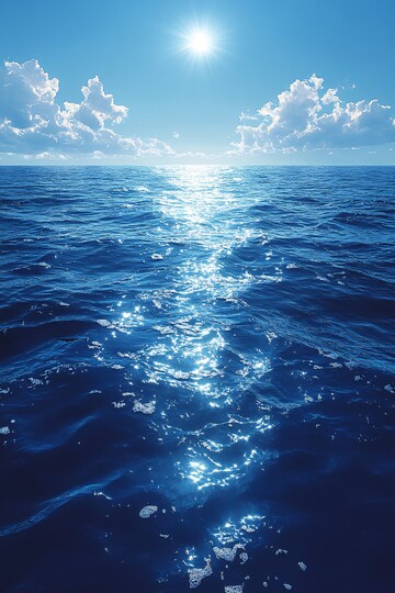 蓝海晴日晴日日本风格1