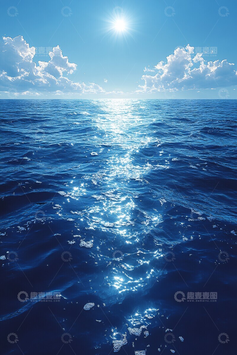 高清大图下载【趣麦麦图】蓝海晴日晴日日本风格1