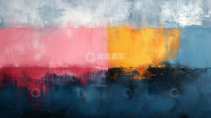 高清大图下载【趣麦麦图】灰调轻触现代艺术绘画