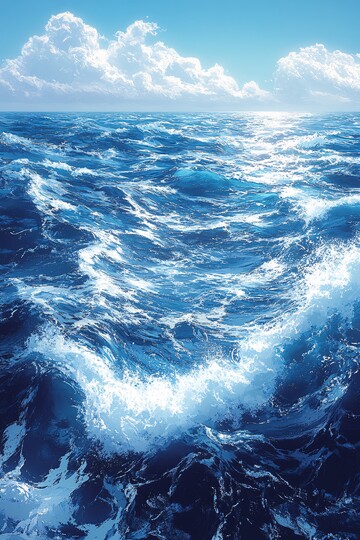 蓝海晴日晴日日本风格3