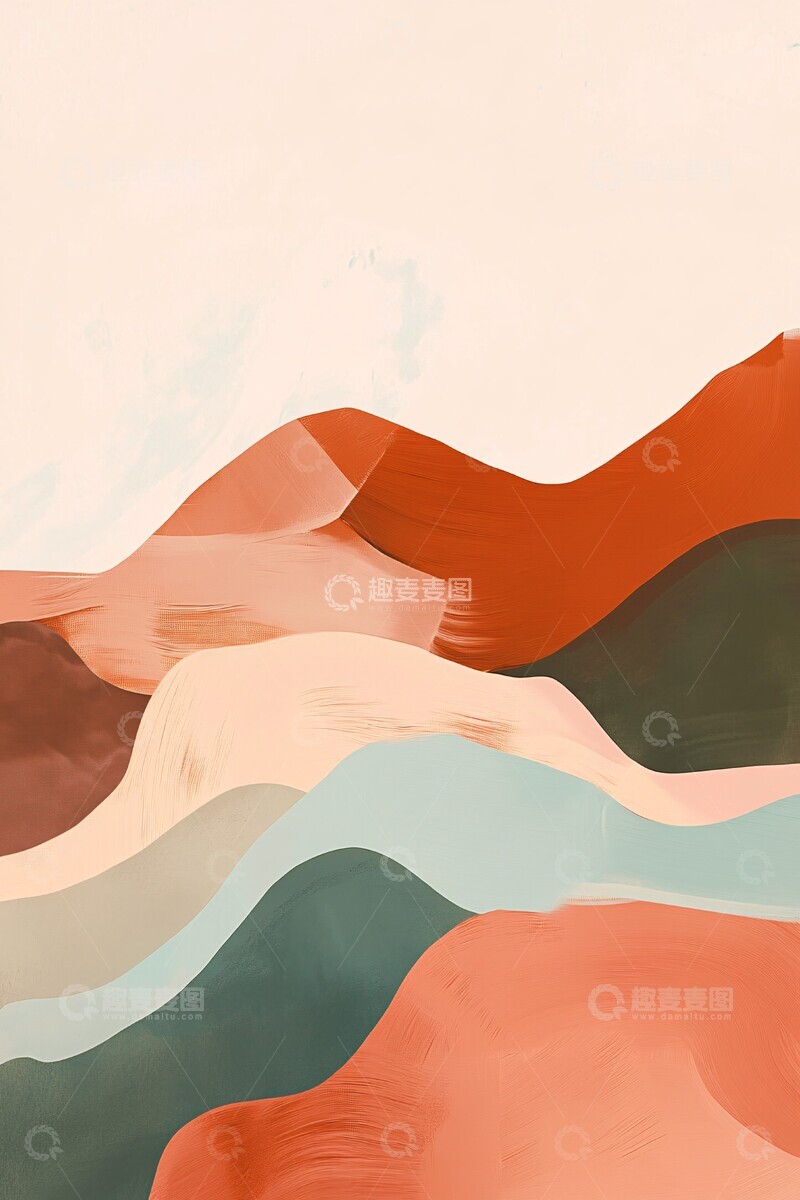 高清大图下载【趣麦麦图】陶土色与智者