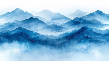 水彩淡雅背景图3