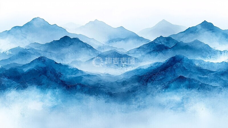 高清大图下载【趣麦麦图】水彩淡雅背景图3