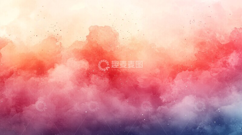 高清大图下载【趣麦麦图】水彩淡雅背景图1
