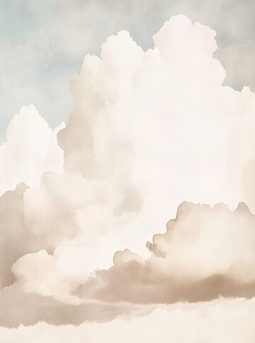 云彩与天空云彩天空水彩2