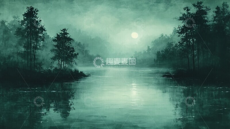 高清大图下载【趣麦麦图】齐白石墨笔山水2