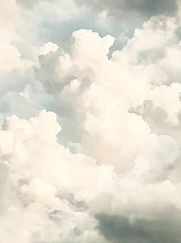 云彩与天空云彩天空水彩1