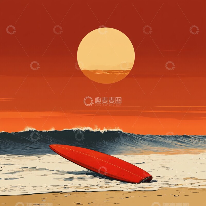 高清大图下载【趣麦麦图】波浪线条组合1