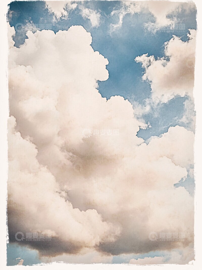 高清大图下载【趣麦麦图】云彩与天空云彩天空水彩