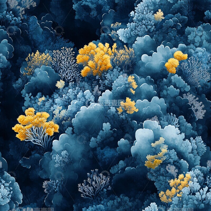 高清大图下载【趣麦麦图】珊瑚礁的深处2
