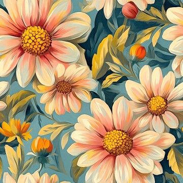 粉色花朵簇拥图3