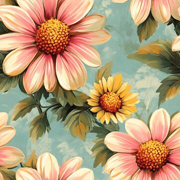 粉色花朵簇拥图2