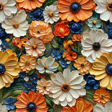 多种花卉纹理组合2