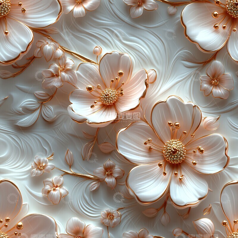 高清大图下载【趣麦麦图】花卉设计图花卉设计粉色2