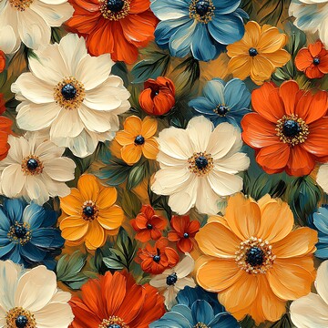 多种花卉纹理组合3