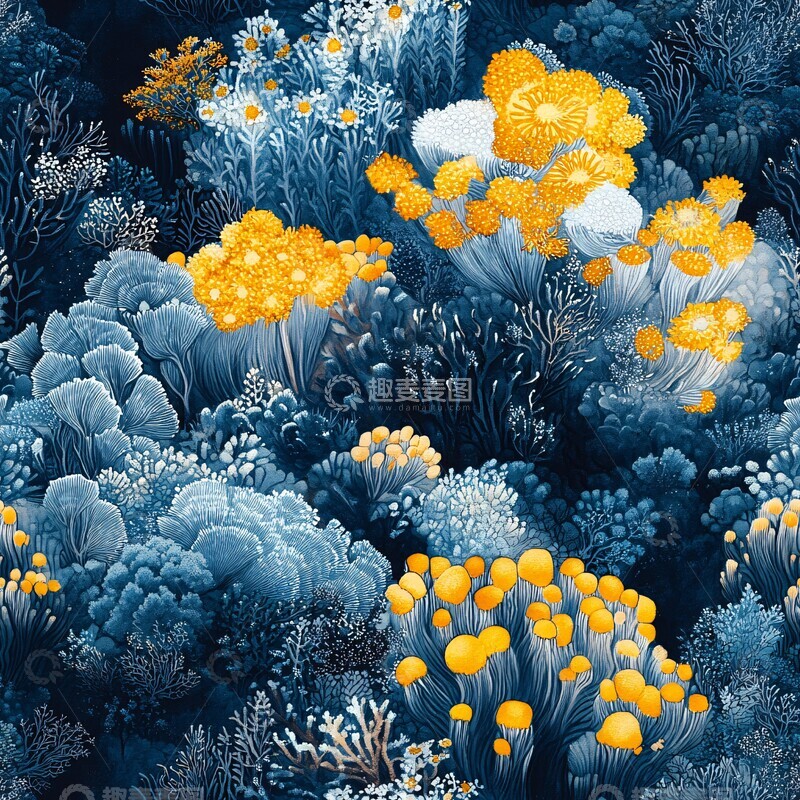 高清大图下载【趣麦麦图】珊瑚礁的深处