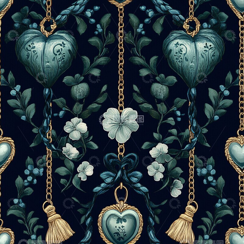 高清大图下载【趣麦麦图】链条绳结挂饰