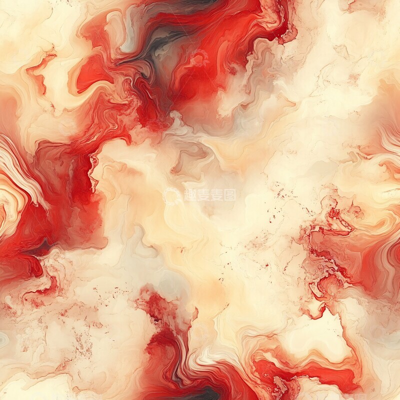高清大图下载【趣麦麦图】奶油暗红漩涡纹