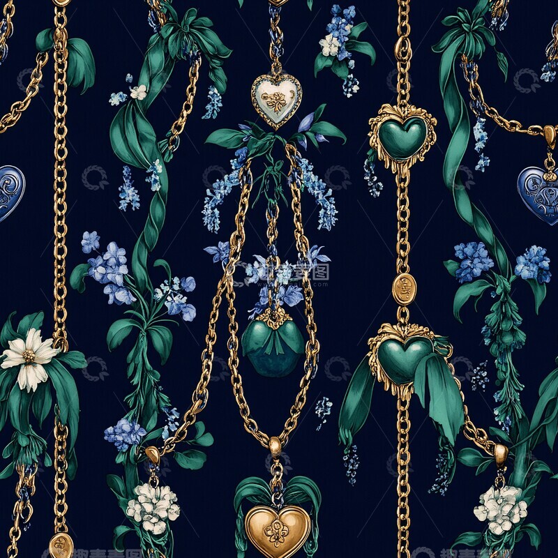 高清大图下载【趣麦麦图】链条绳结挂饰1