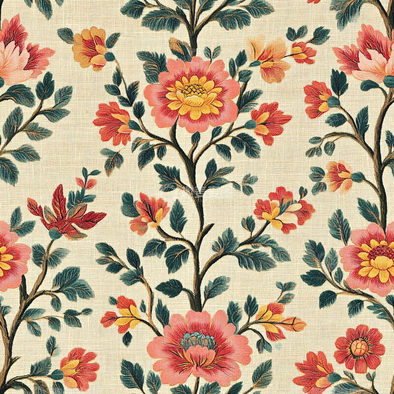 高清大图下载【趣麦麦图】花卉纹样图案3