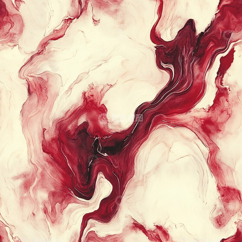 高清大图下载【趣麦麦图】奶油暗红漩涡纹3