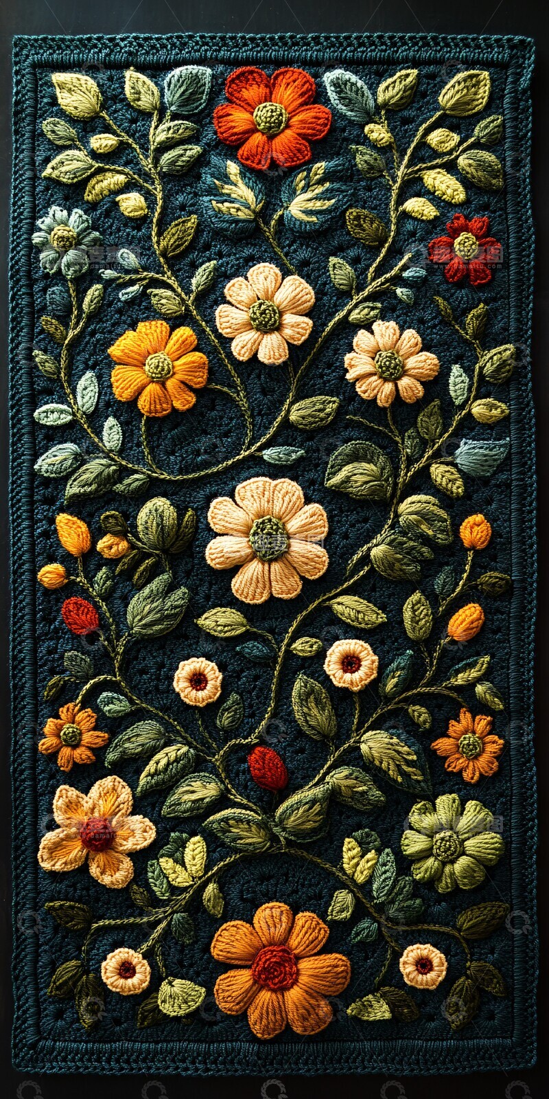 高清大图下载【趣麦麦图】绿色金银花藤编织