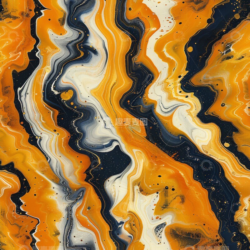 高清大图下载【趣麦麦图】虎豹纹流动图案