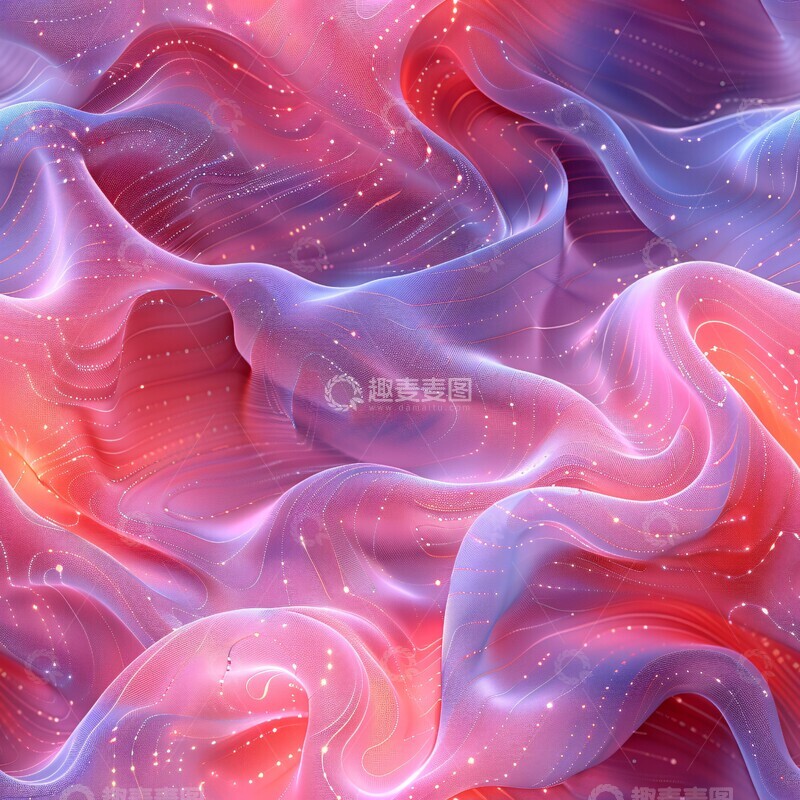 高清大图下载【趣麦麦图】粉彩波纹背景