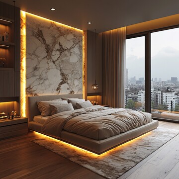 豪华现代卧室设计5