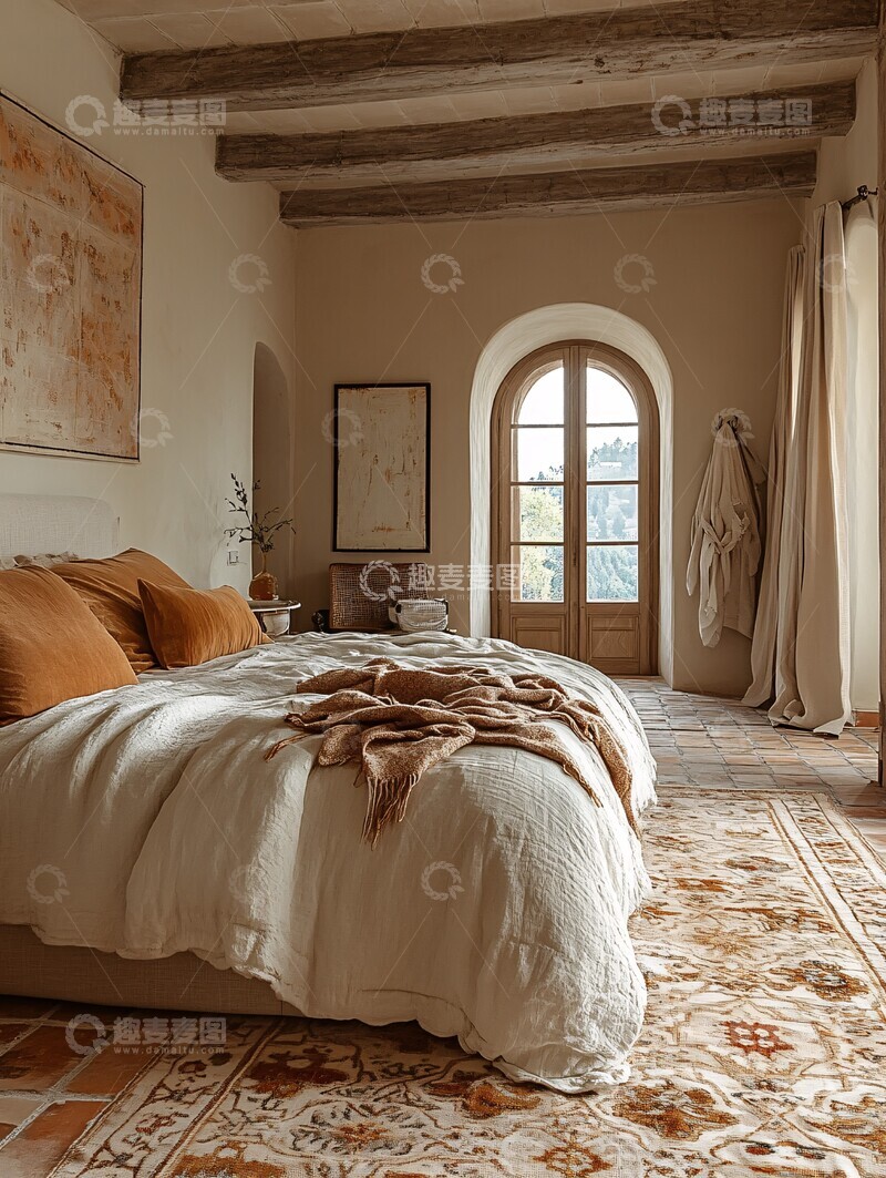 高清大图下载【趣麦麦图】意大利风格卧室2
