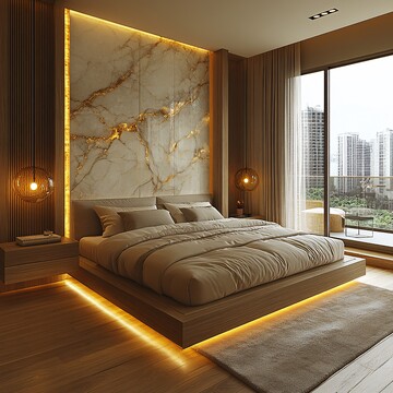 豪华现代卧室设计3