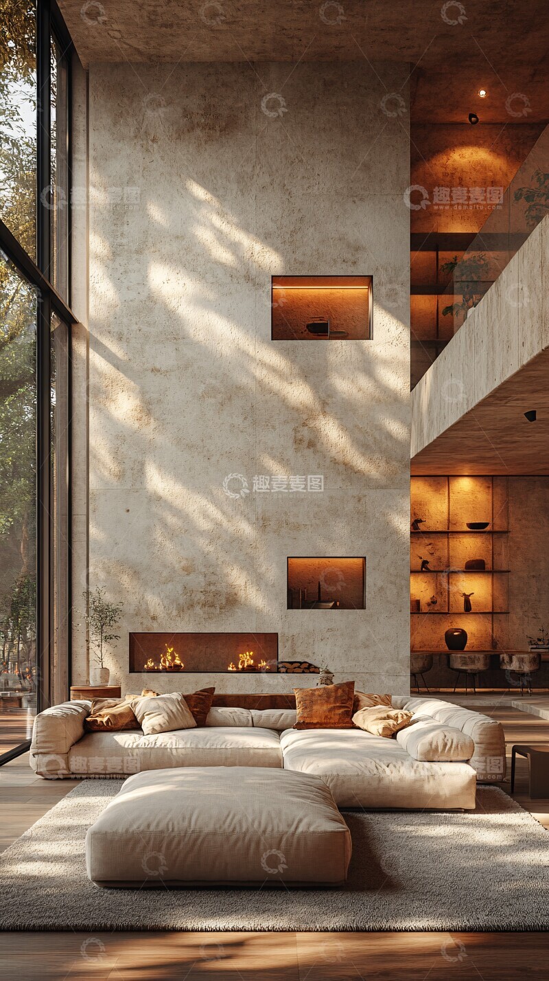 高清大图下载【趣麦麦图】-白色现代墙面