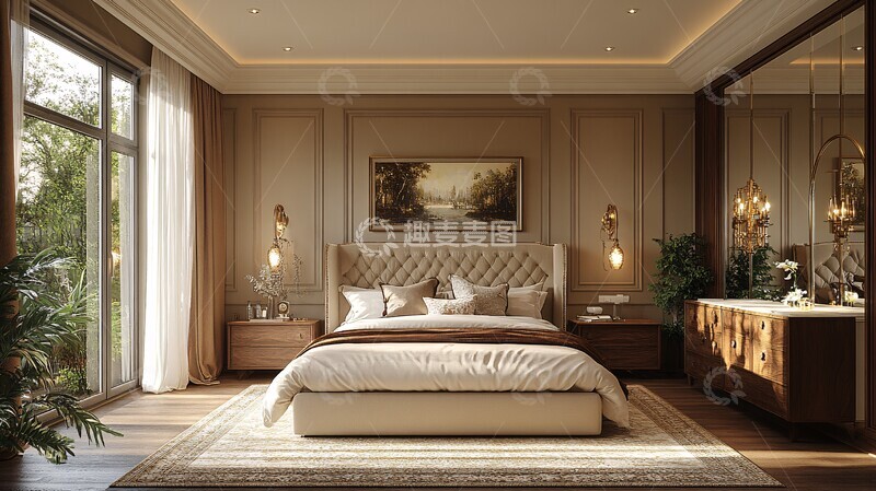 高清大图下载【趣麦麦图】俄罗斯风格卧室1