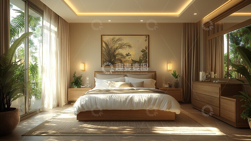 高清大图下载【趣麦麦图】俄罗斯风格卧室2