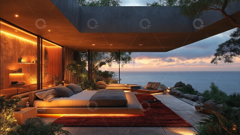 高清大图下载【趣麦麦图】浮床卧室设计3