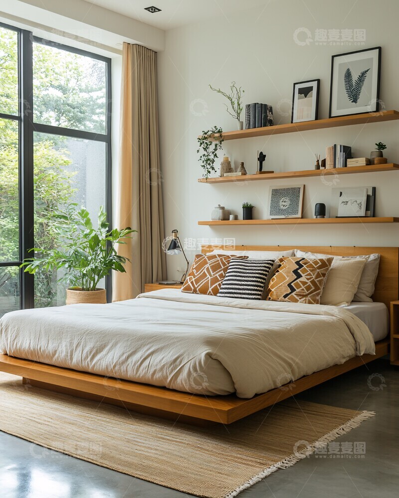 高清大图下载【趣麦麦图】极简卧室镜头2