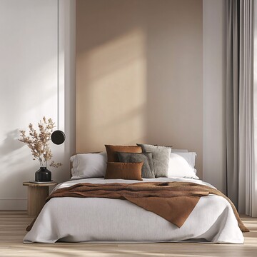 床和现代墙设计1