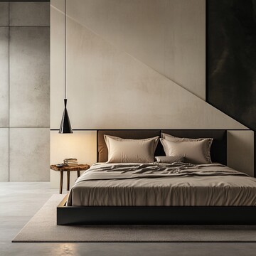 床和现代墙设计2