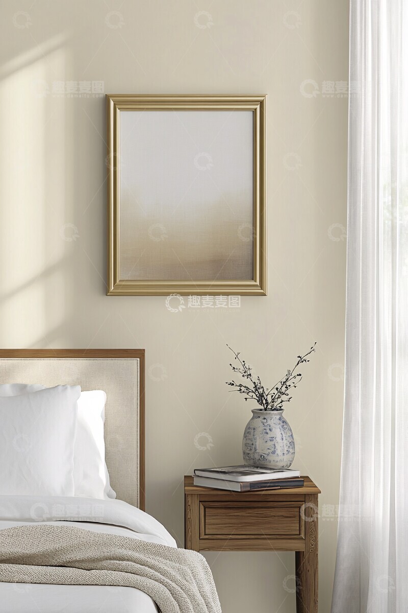 高清大图下载【趣麦麦图】软色调卧室空间