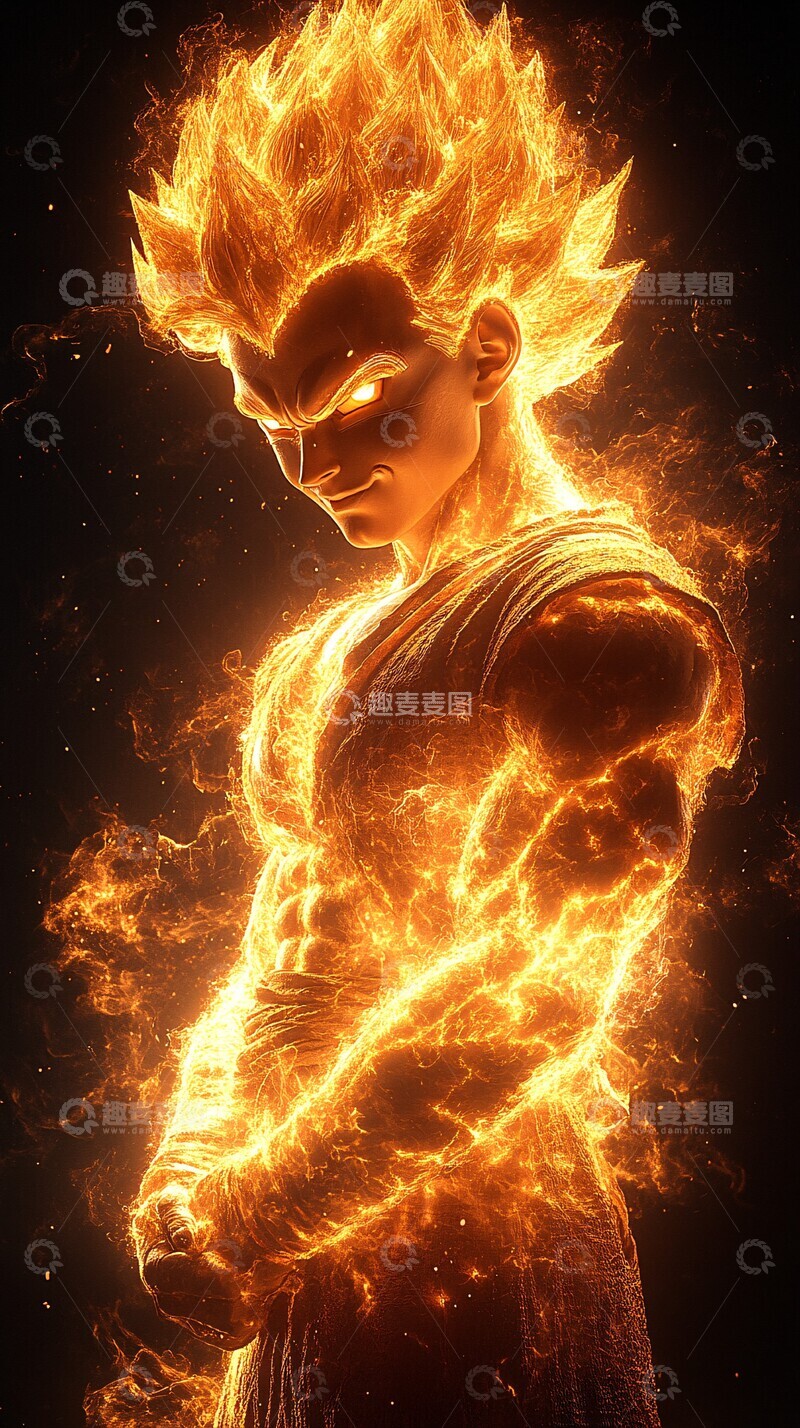 高清大图下载【趣麦麦图】龙珠能量闪电3