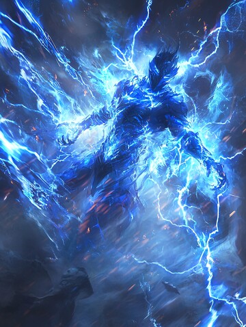 蓝闪电蓝焰环绕2