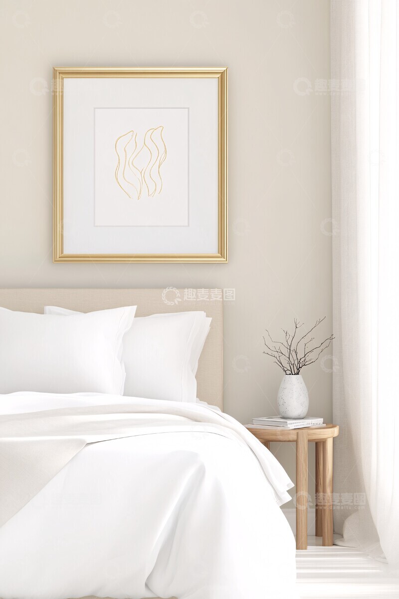 高清大图下载【趣麦麦图】软色调卧室空间2