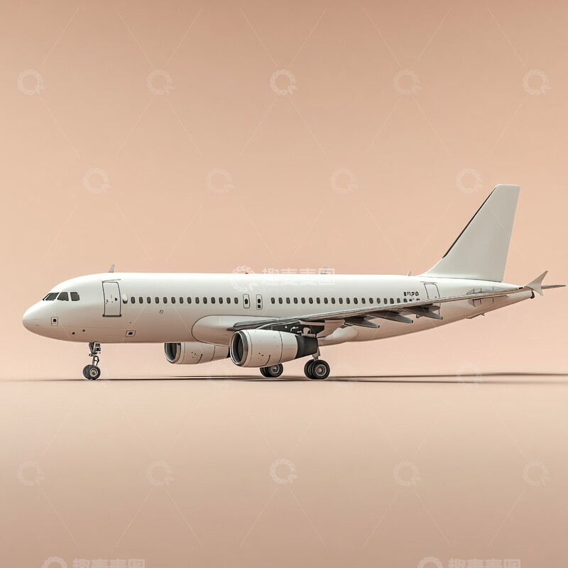 高清大图下载【趣麦麦图】-飞机侧面空白背景2