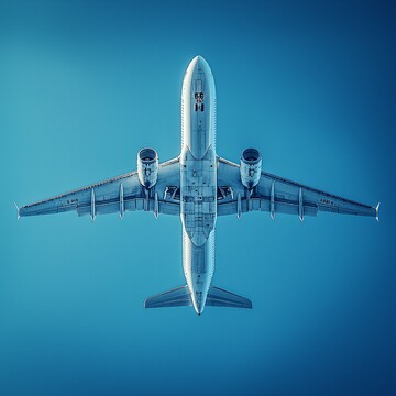 飞机正下方视角3