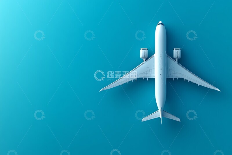 高清大图下载【趣麦麦图】白色飞机图标1