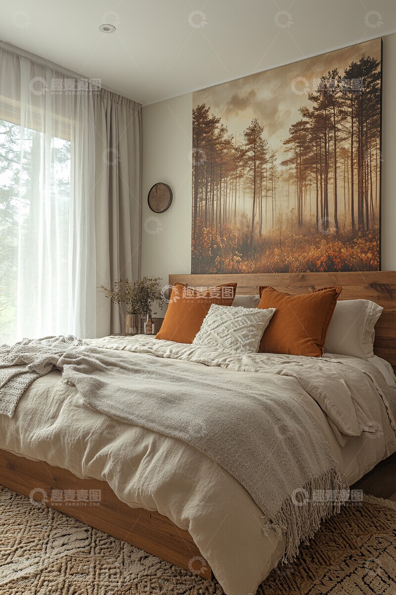 高清大图下载【趣麦麦图】简约墙面无框画1