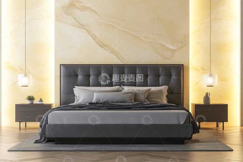 高清大图下载【趣麦麦图】现代卧室设计19