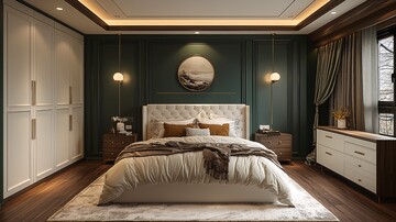 法式复古卧室设计3