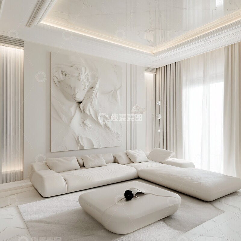 白色软装现代风格