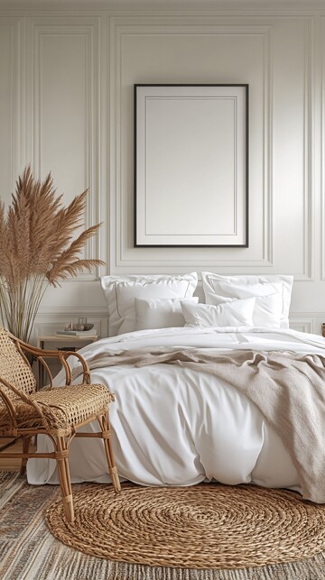白色画布卧室1